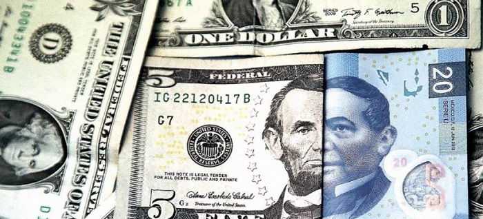pesos y dólares mexicanos juntos - Factoro